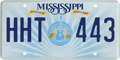 MS license plate HHT443
