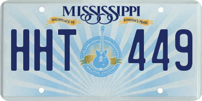 MS license plate HHT449