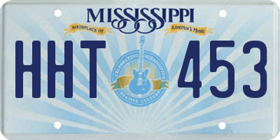 MS license plate HHT453