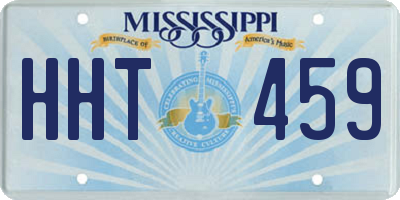 MS license plate HHT459