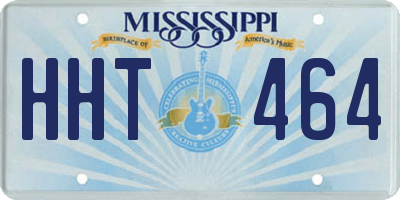MS license plate HHT464