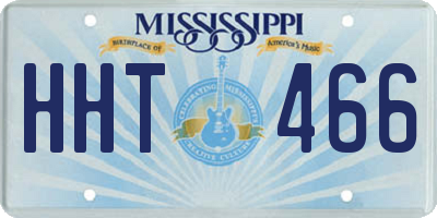 MS license plate HHT466