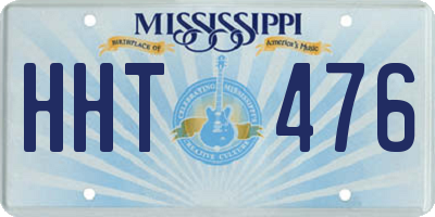 MS license plate HHT476