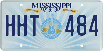 MS license plate HHT484