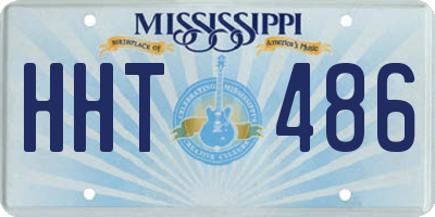 MS license plate HHT486