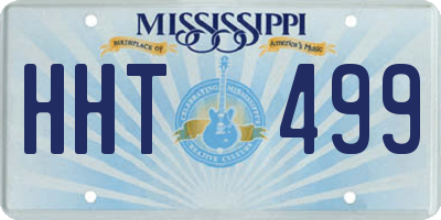 MS license plate HHT499