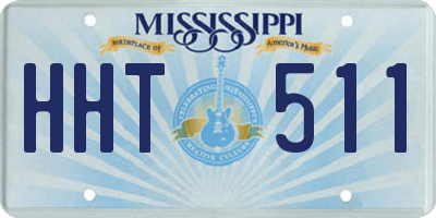 MS license plate HHT511