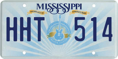 MS license plate HHT514