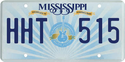 MS license plate HHT515