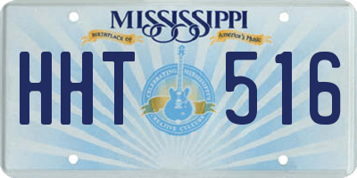 MS license plate HHT516