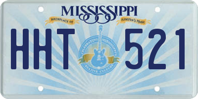 MS license plate HHT521