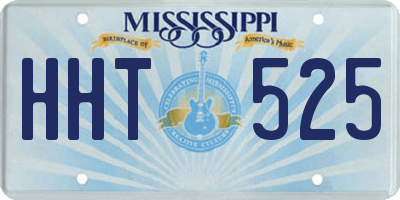 MS license plate HHT525