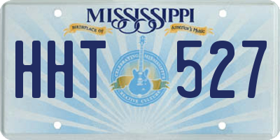 MS license plate HHT527