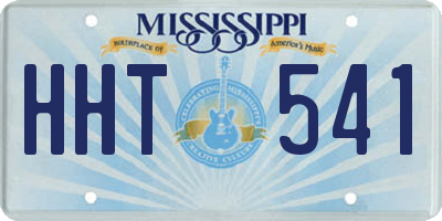 MS license plate HHT541