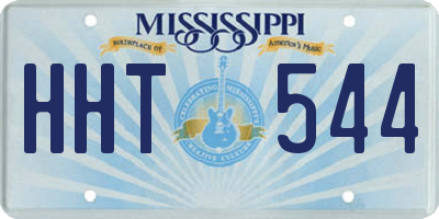MS license plate HHT544