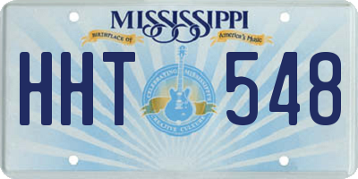 MS license plate HHT548