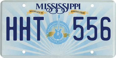 MS license plate HHT556