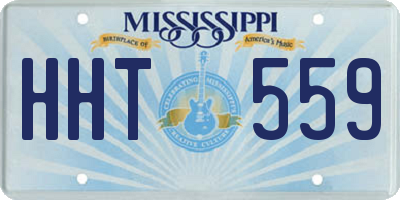 MS license plate HHT559