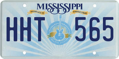 MS license plate HHT565
