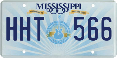 MS license plate HHT566