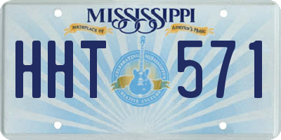 MS license plate HHT571