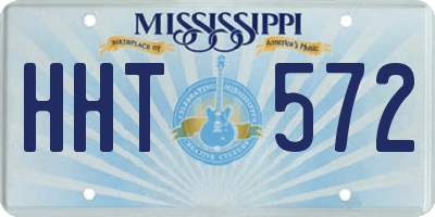 MS license plate HHT572