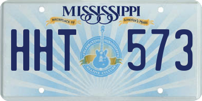 MS license plate HHT573