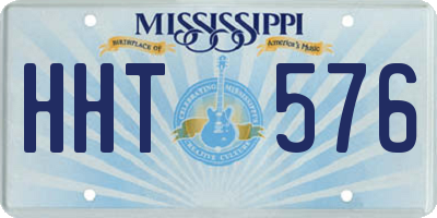 MS license plate HHT576