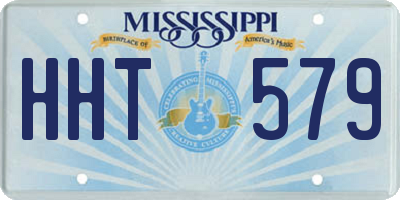 MS license plate HHT579