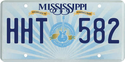 MS license plate HHT582