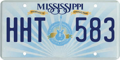 MS license plate HHT583