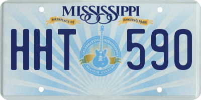 MS license plate HHT590