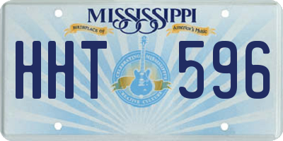 MS license plate HHT596