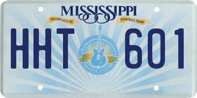 MS license plate HHT601