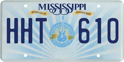 MS license plate HHT610
