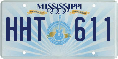 MS license plate HHT611