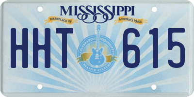 MS license plate HHT615