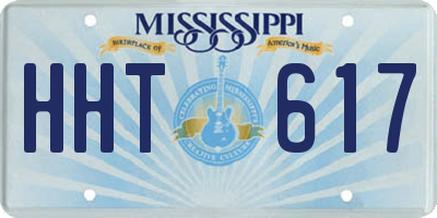 MS license plate HHT617
