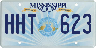 MS license plate HHT623