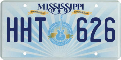 MS license plate HHT626