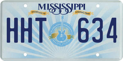 MS license plate HHT634