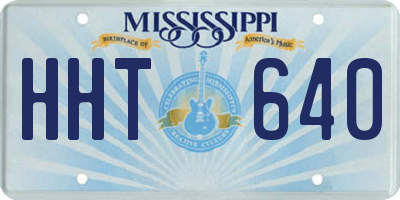 MS license plate HHT640