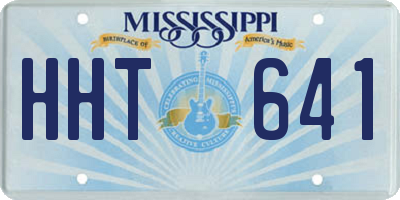 MS license plate HHT641