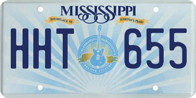 MS license plate HHT655