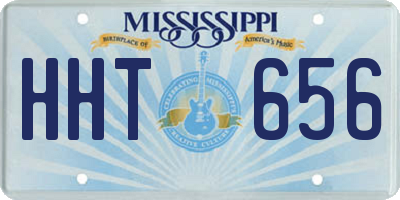MS license plate HHT656