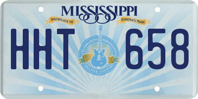 MS license plate HHT658