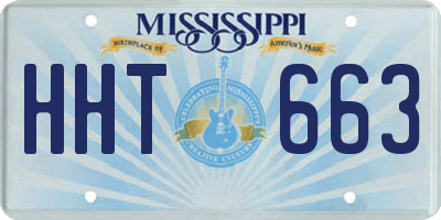 MS license plate HHT663
