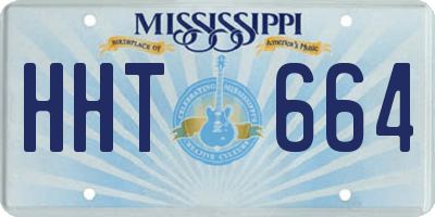 MS license plate HHT664