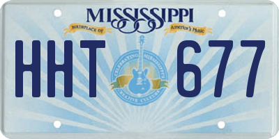 MS license plate HHT677