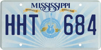 MS license plate HHT684